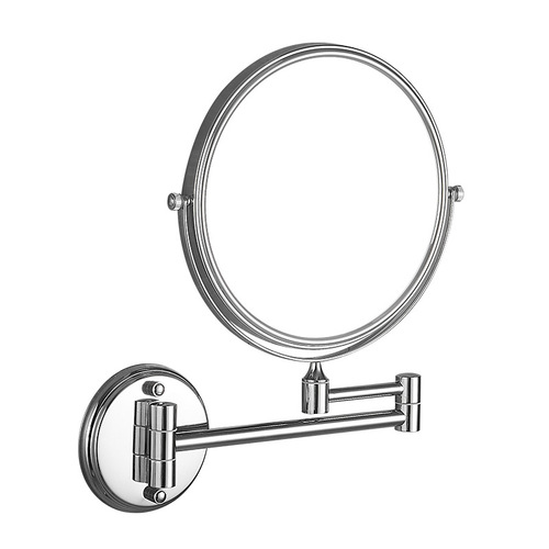 Cosmetic mirror bathroom wall-mounted hotel beauty double-sided mirror telescopic folding bathroom magnifying mirror vanity beauty mirror