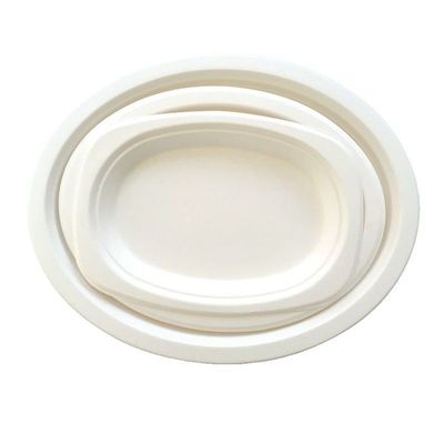 disposable plate wholesale thickening medium , please Large Oval Paper plate fish dish Picnic dish draw Tray