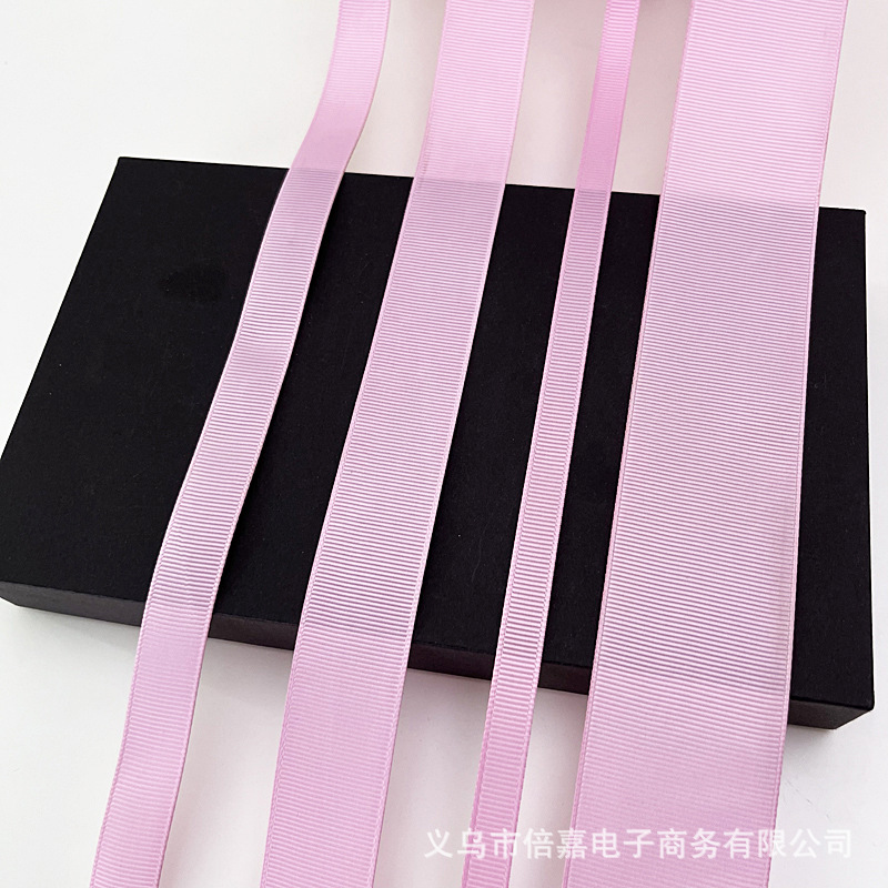 0.6-4CM 롤 핑크 리본 DIY 바 스레드 벨트 선물 동반 선물 활 리본 액세서리 의류