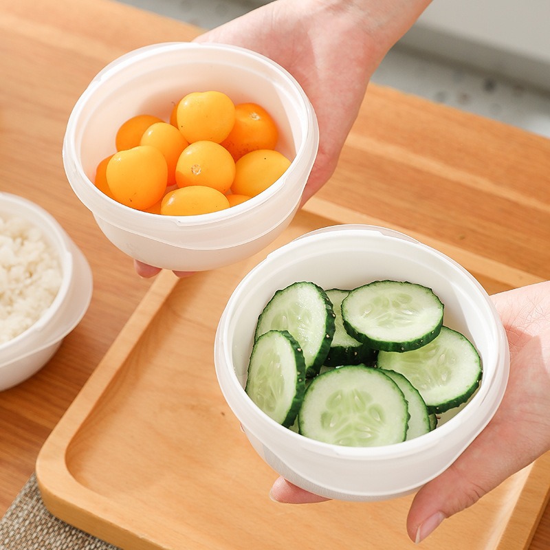 Caja de almuerzo Caja de almuerzo de microondas Caja de almuerzo portátil desmontable Caja de almacenamiento de refrigerador Caja de almuerzo de oficina pequeña