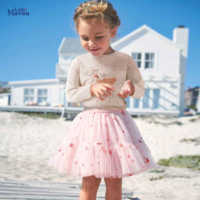 Littlemaven children's skirts European a...