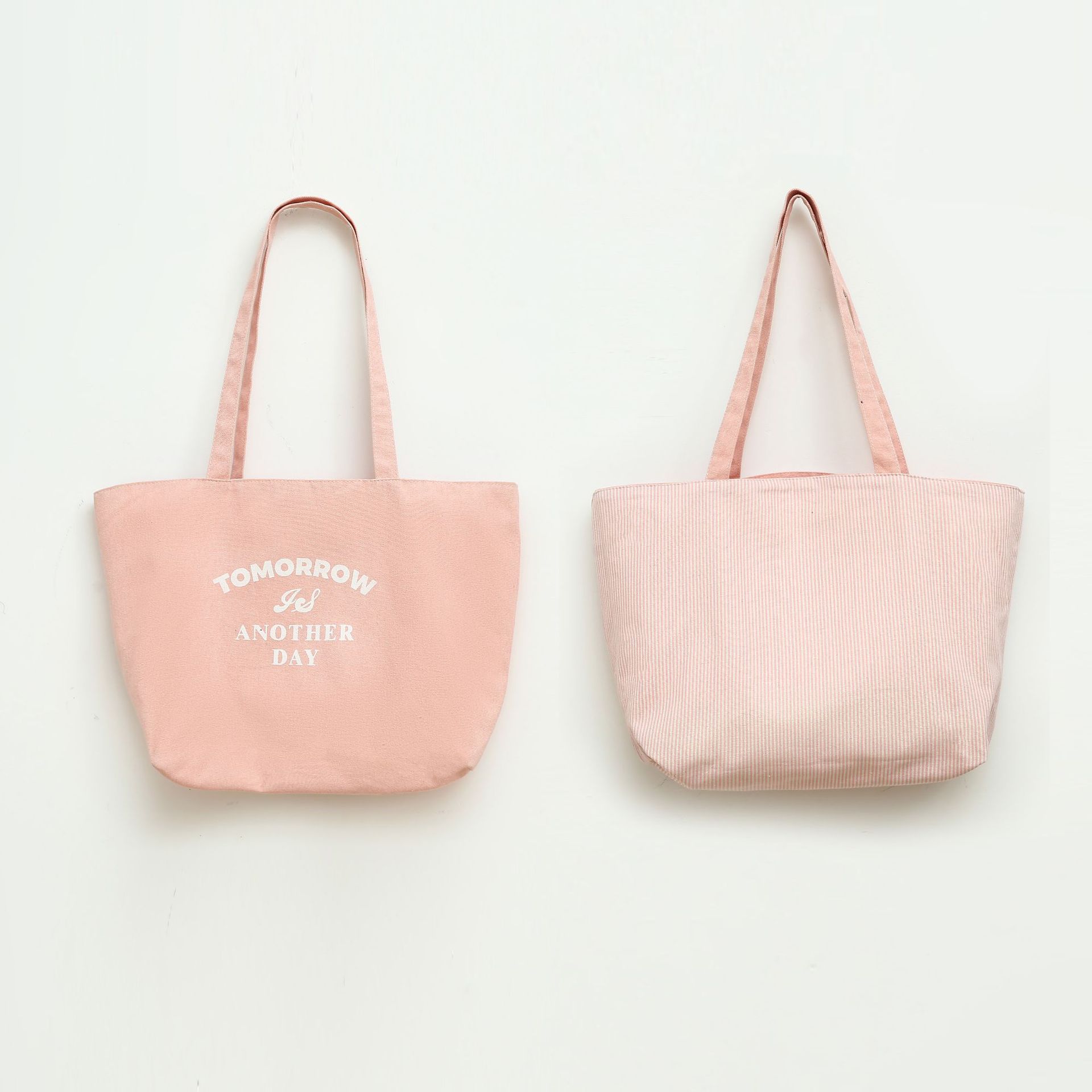 Tela de trigo de mijo bolso de lona de doble cara bolso de lona bolso de compras bolsa de almacenamiento bolsa de artículos diversos