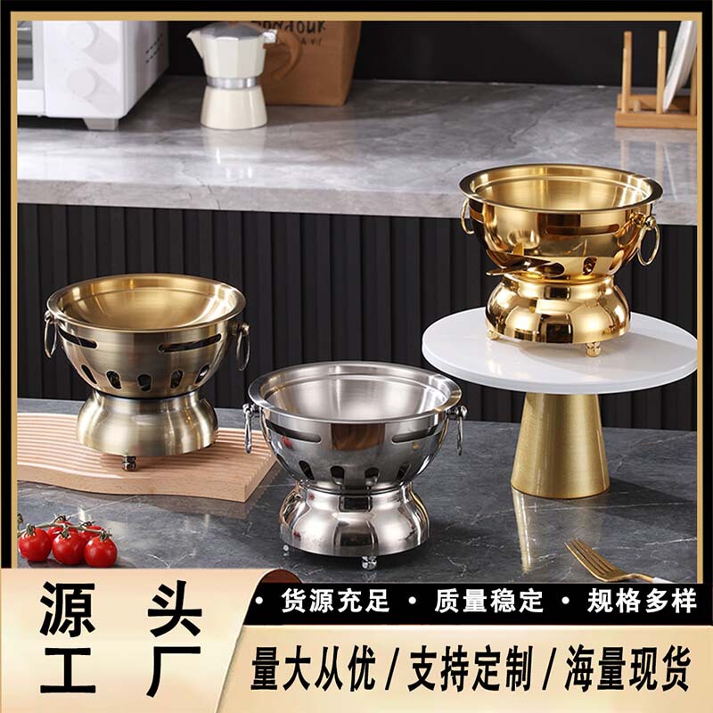 Stainless Steel Small Hot Pot with Angus Beef, Similar to the Rice Bowl from Mican, Alcohol Stove Single-Person Hot Pot Commercial Pot Stainless Steel Small Hot Pot with Angus Beef, Similar to the Rice Bowl from Mican, Alcohol Stove Single-Person Hot Pot Commercial Pot