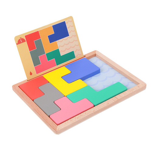 Children's puzzles Tetris building blocks puzzles for boys and girls thinking training intelligence development early education educational toys