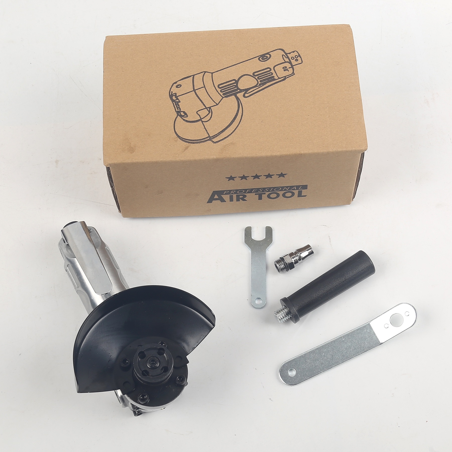 4寸气动角磨机 多功能抛光机风动砂轮抛光打磨机五金工具跨境新款