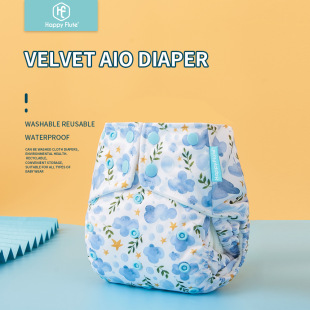 Cross-Border New Product, Comfortable and Breathable All-In-One Baby Washable Cloth Diapers, Baby Diaper Training Pants, Pants-Style Infant and Toddler