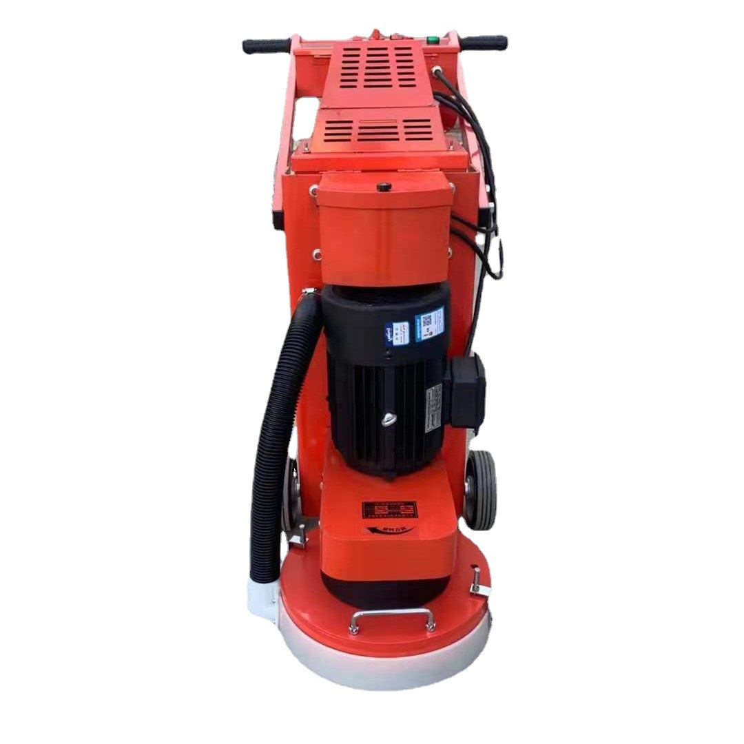 4KW电机多用地坪研磨机 350停车场仓库厂房地坪漆无尘地面打磨机