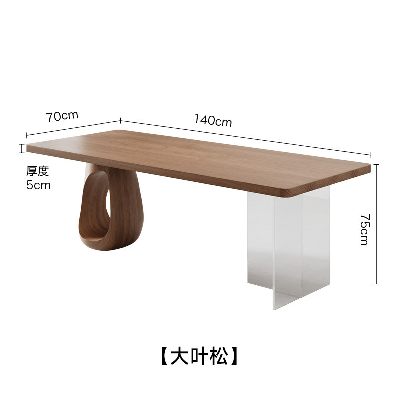싱글테이블 140*70*75*5cm (대잎송)