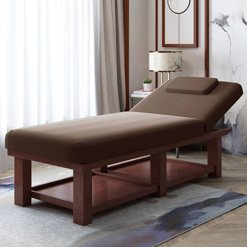 Fábrica directa cama de belleza de madera sólida sala de belleza multifuncional con agujeros de moxibustión cama de fisioterapia cama de masaje de belleza cama de masaje image 44