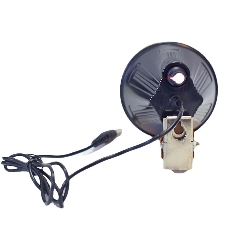 Dimmable High-Power Fishing Light Led Night Fishing Light Warm Yellow Black Pit 12V Strong Light Laser Cannon Fish Luring Light