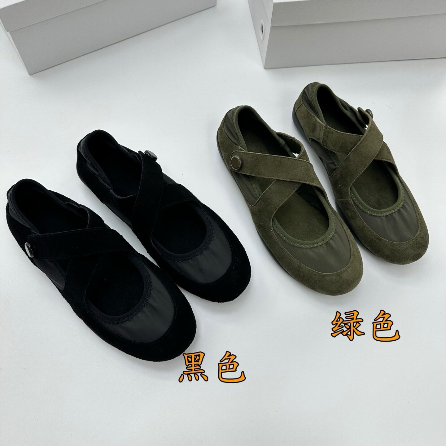 Wan-chang made retro cross-strap Mary Jane shoes, ballet flats, casual single shoes, unbranded women's single shoes