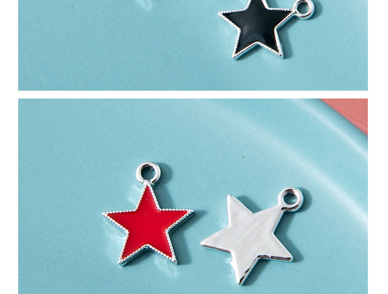 DIY Jewelry Accessories Classification 10 PCS/Package Quantity 10 PCS/Package 12 * 15mm Alloy Star Pendant