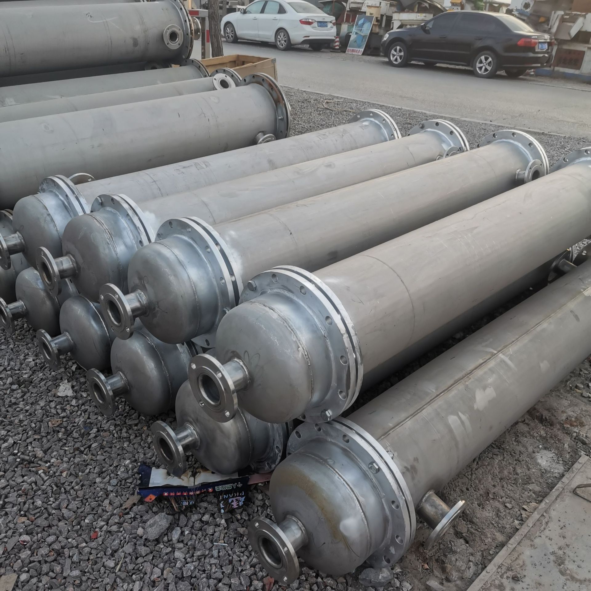 鑫昌九成新100平方304不锈钢列管高效冷凝器