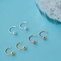 Betch Серебряные украшения s925 стерлингового серебра для женщин холодный ветер 2024 модные ушные гвозди простые уши