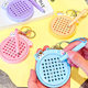 2025 New Popular Mini Internet Celebrity Stress Relief Toy Magnetic Steel Ball Drawing Board Keychain Pendant Toy