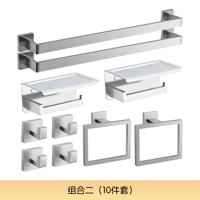 Toallero de acero inoxidable transfronterizo, toallero de baño, toallero de papel, toallero simple moderno
