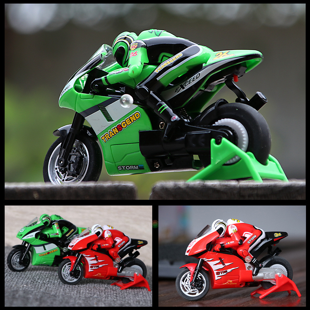 Remote Control Motorcycle - Flame Red