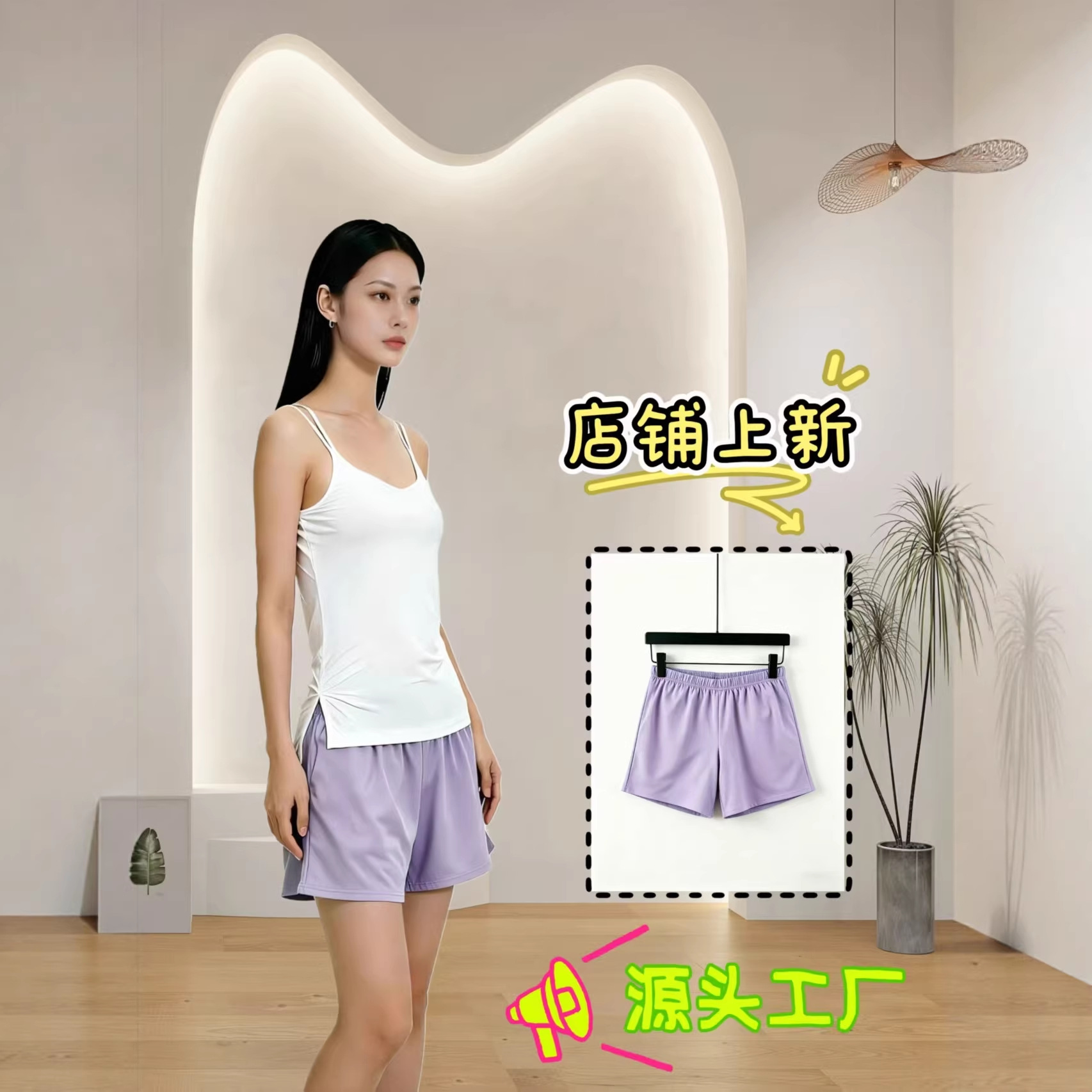 Cross-Border E-Commerce Summer New Modal Comfortable Home Pants, Plus Size, No Pockets, Thin and Breathable Shorts