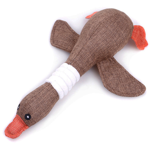 Dog teething goose sound toy Teddy puppy golden retriever puppy large dog teething chewing toy