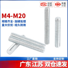 镀锌牙条丝杆牙棒通丝全螺纹螺杆螺栓螺柱M3M4M5M6M8M10M12M16M20