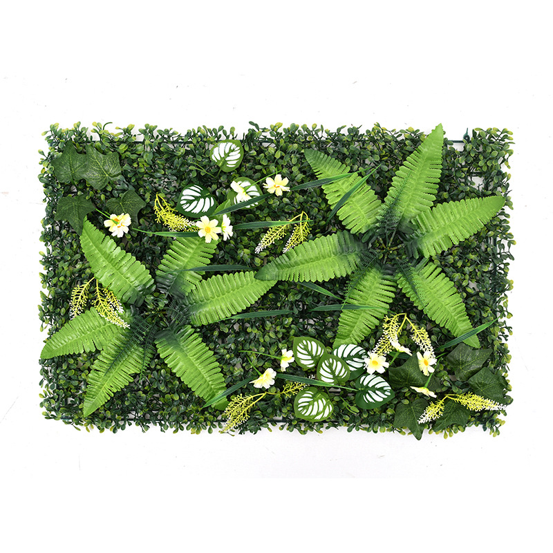 Amazon venta caliente transfronteriza simulación Milán césped planta pared fondo pared decoración falso césped fábrica al por mayor
