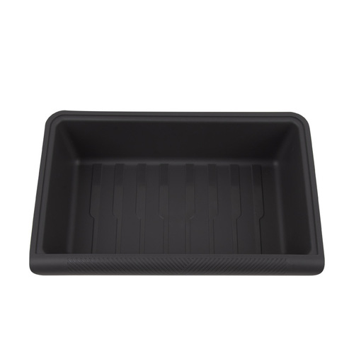 Suitable for Tesla Model Y under-seat storage box TPE original car pattern car storage box storage box modified parts