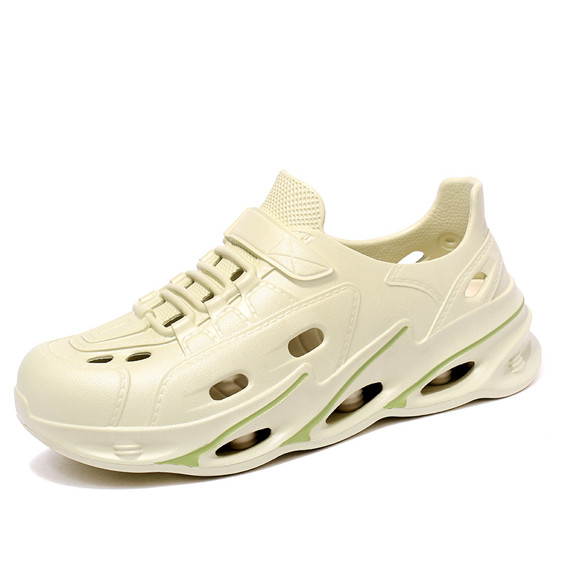 Sandalias de plataforma transfronteriza de verano, tendencia deportiva para hombres, pantuflas con todo incluido, zapatos de playa antideslizantes y transpirables