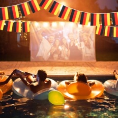 14*21cm German string flag square fan flag 20*28cm hanging flag polyester pull flag manufacturer wholesale