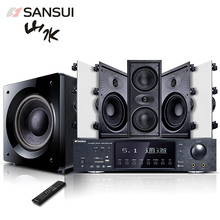 Sansui/山水 T6 吸頂式5.1家庭影院音響套裝客廳3d環繞嵌入式低音