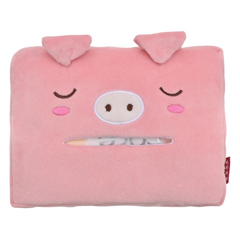 Caja de pañuelos de coche creativo caja de reposabrazos caja de pañuelos de coche lindo de dibujos animados colgando suministros de decoración interior