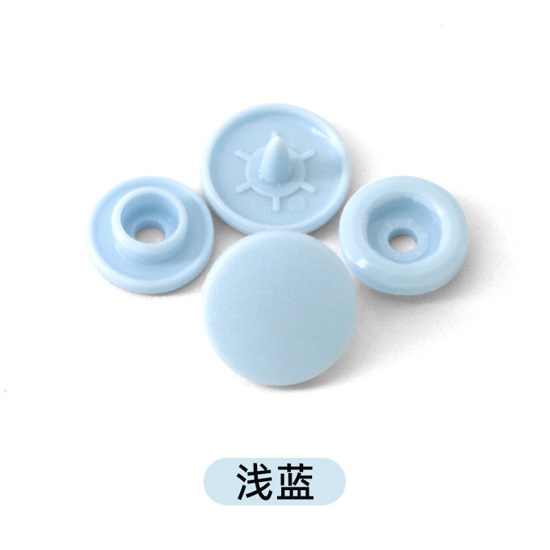 Pequeños lotes de productos de seguridad ambiental no tóxicos roer ropa de bebé de plástico cuatro cierre botones de color botones de ropa de trabajo botones