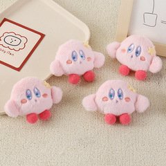 日本の星のカービィのぬいぐるみブローチ、インスタ映えするバッグの装飾アクセサリー、服、靴下、スカーフの飾り、かわいい