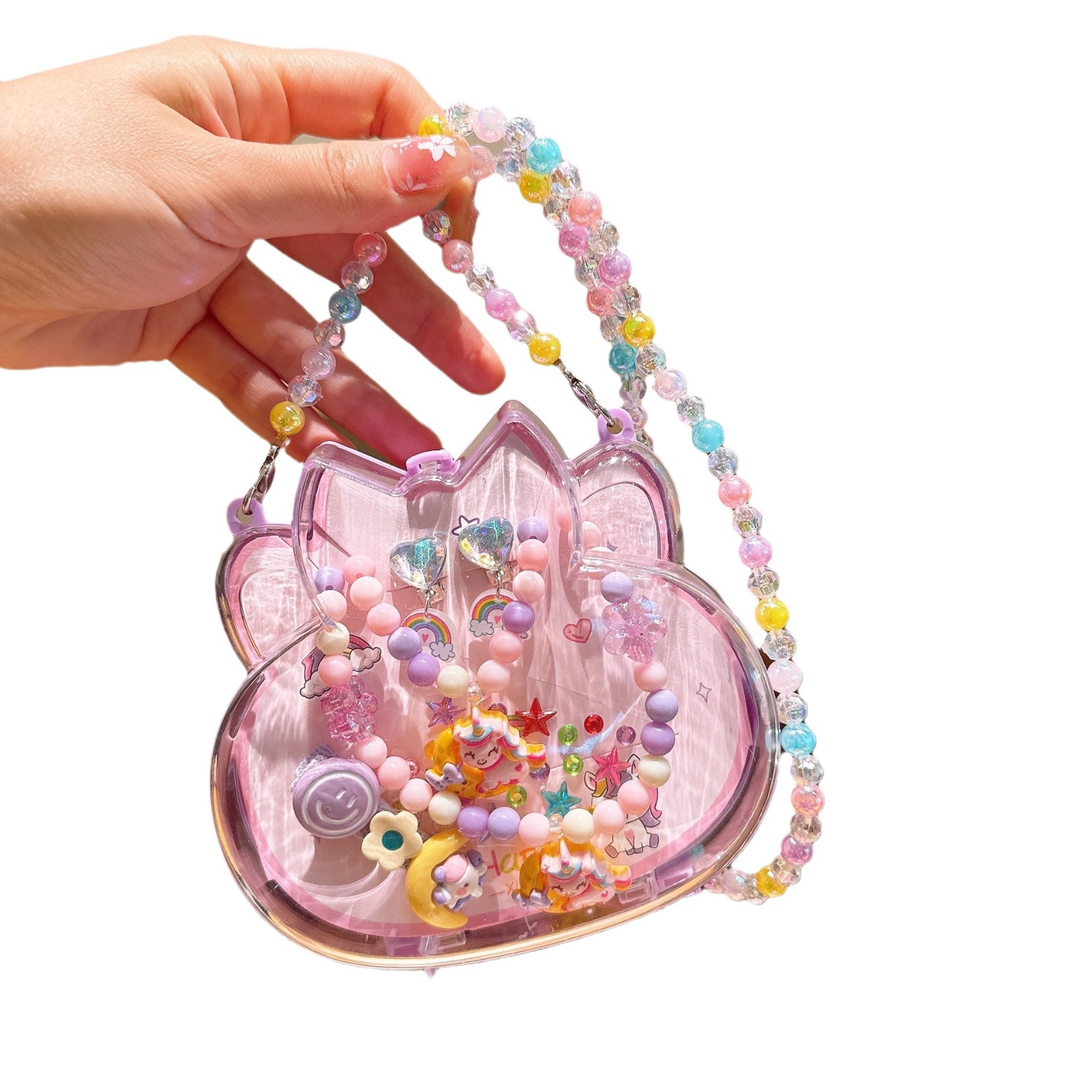 Caja de regalo de collar de cámara creativa para tarjetas de envío para niñas, 1 de junio, caja de regalo para niños