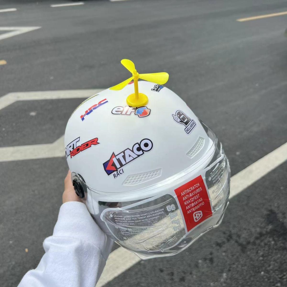 New summer collection: certified adult helmet, electric scooter half helmet, UV protection, windproof, and impact-resistant motorcycle safety helmet