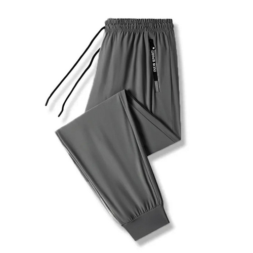 Ice silk pants summer casual men's pants spring plus size quick-drying sports thin elastic men's breathable men's pants