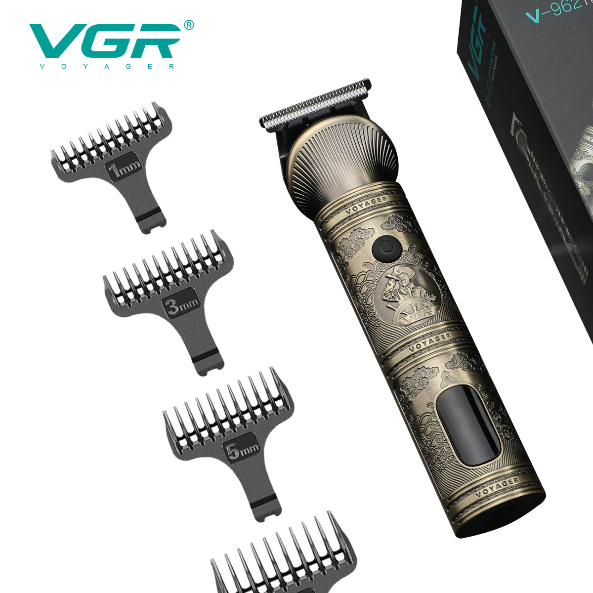 Elektrisches Haarschneidemaschinen-Set, multifunktional 6-in-1 mit Digitalanzeige, Haartrimmer, Nasenhaartrimmer, Kotelettentrimmer für Herren_voghion.com