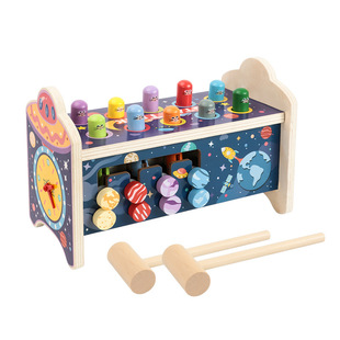 Cross-Border Space-Themed Whack-A-Mole Amazon Children's Educational Toys That Use Hands and Brain to Coordinate Hand-Eye Coordination and Explore Space