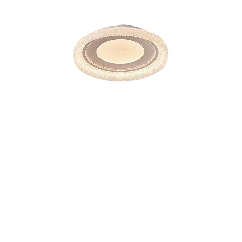 [Selección estricta] lámpara de techo de lujo ligera francesa 2025 nueva lámpara de habitación redonda principal simple y moderna lámpara inteligente