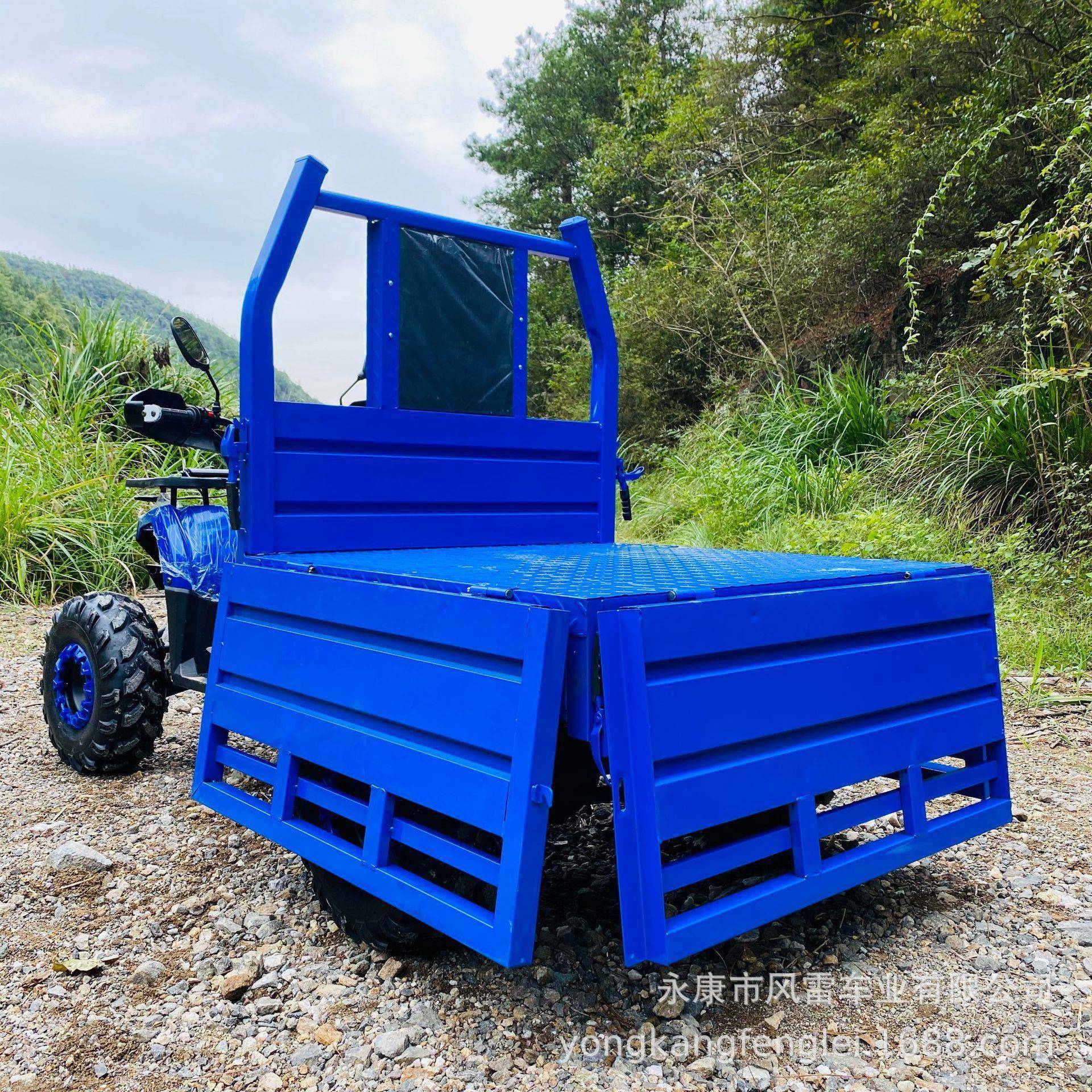 Cuatrimoto Todoterreno ATV a Gasolina de Hierro y Plástico con Transmisión por Eje para Agricultura image 4