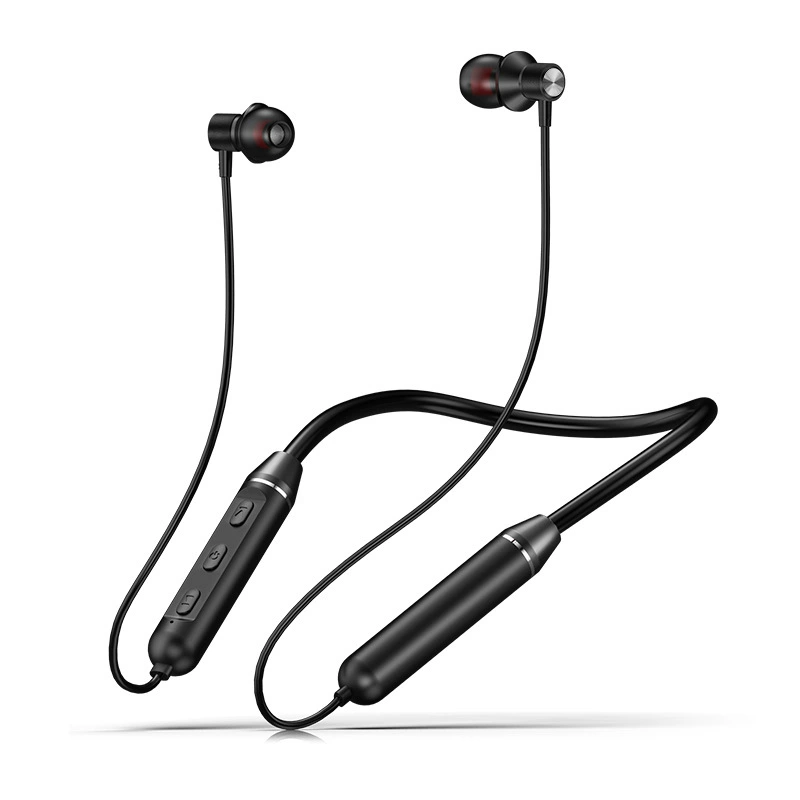 На шею беспроводные стереонавушники Bluetooth с ультра-длинной батареей, спортивные вставки в ухо с металлическими наушниками в шее сейчас доступны