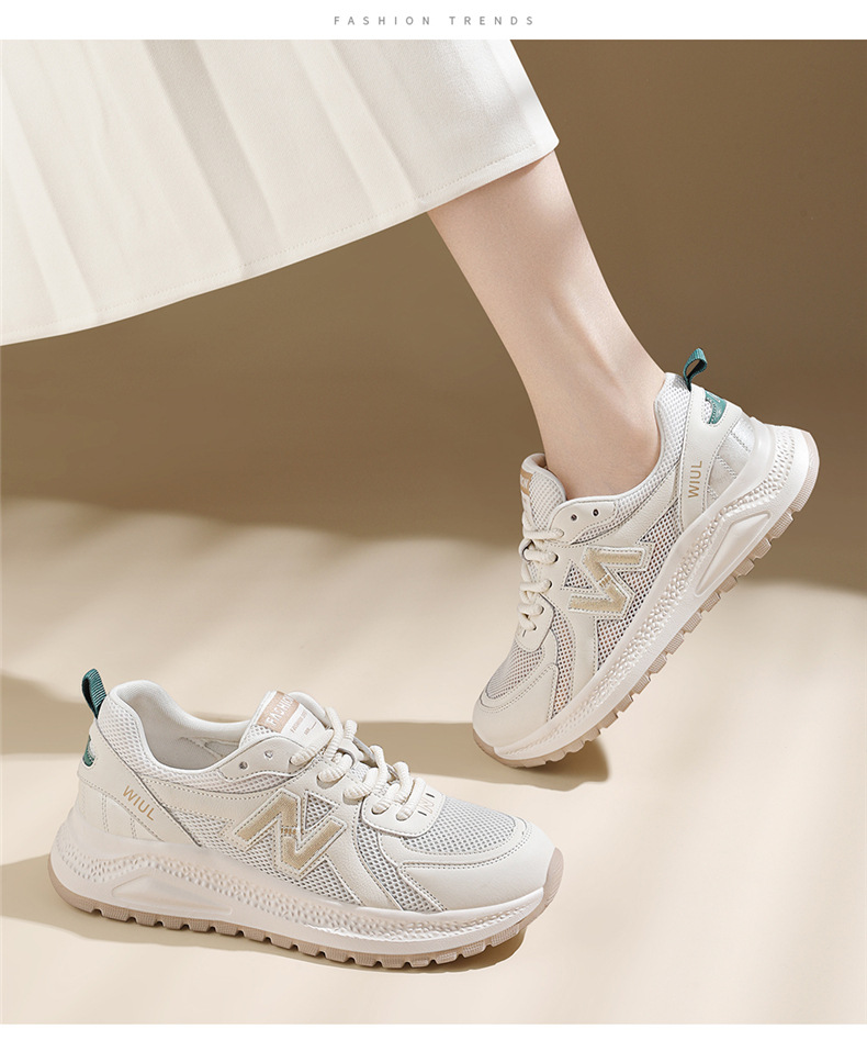 Giày sneaker nữ đế dày lưới thoáng khí mùa hè 2025 — Màu sắc thẻ JST 7150m, JST 7150m Tím chi tiết 11