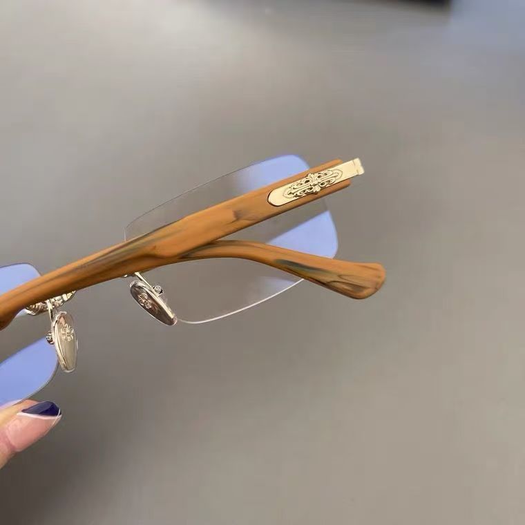 25g Weight Frameless Glasses Structure Sunglasses Classification Plastic Lens Material Square Glasses Style Casual, Daily Occasion Solid Color Pattern All Seasons Season Unisex Gender Simple Style Style Gold, Silver Color Simple Style Solid Color Plastic Square Frameless Optical Glasses 15