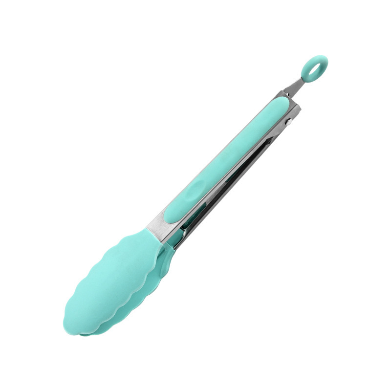 7 インチ 9inch 12inch シリコーンフードクリップステンレス鋼パンクリップバーベキュークリップフードクリップバーベキューバーベキュークリップステーキクリップ|undefined