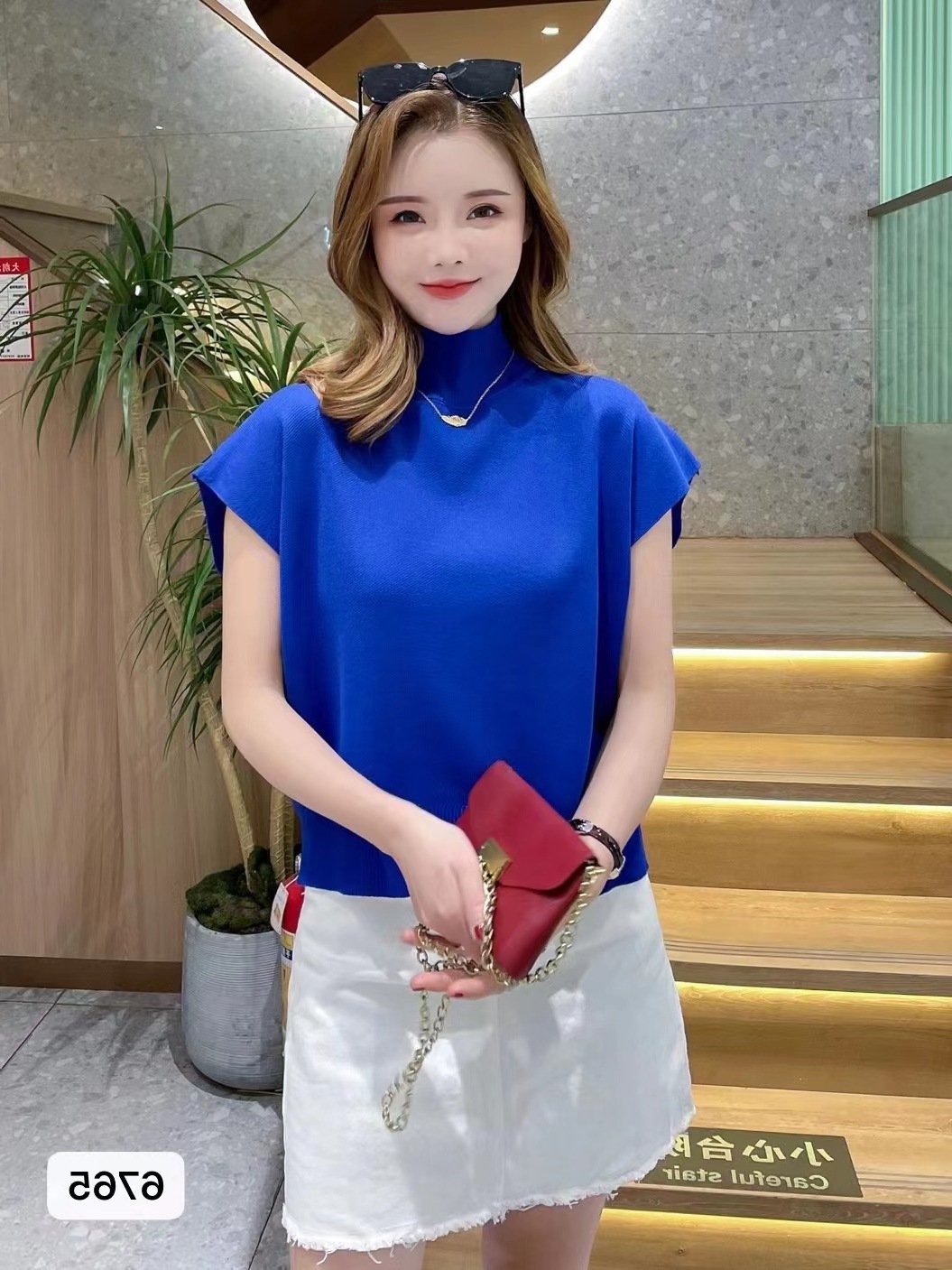파란색