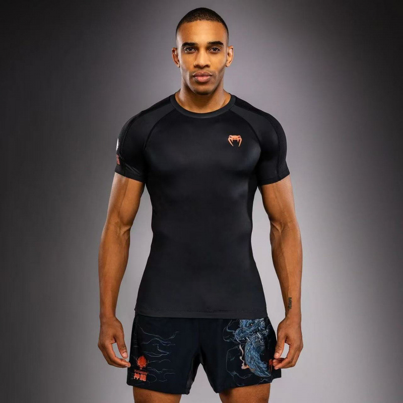 UFC boxing suit set, Muay Thai quick-dry combat fitness fighting sports running training suit, cross-border Venom combat