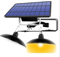 Explosiones transfronterizas 16LED lámpara solar candelabro jardín interior corredor dividido lámpara larga iluminación