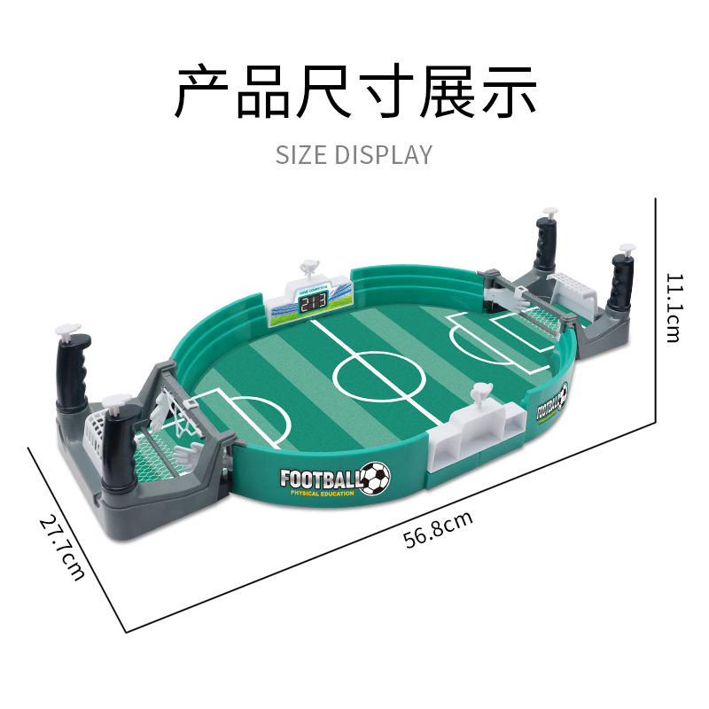 Mesa de fútbol de escritorio grande transfronteriza Juego de mesa divertido para niños Mesa de fútbol de doble batalla Venta directa de fábrica de Juguetes