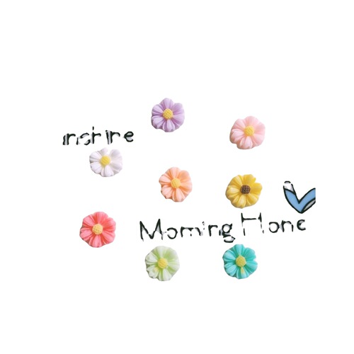 diy mobile phone jewelry accessories sunflower daisy dust plug resin accessories hair accessories diy materials