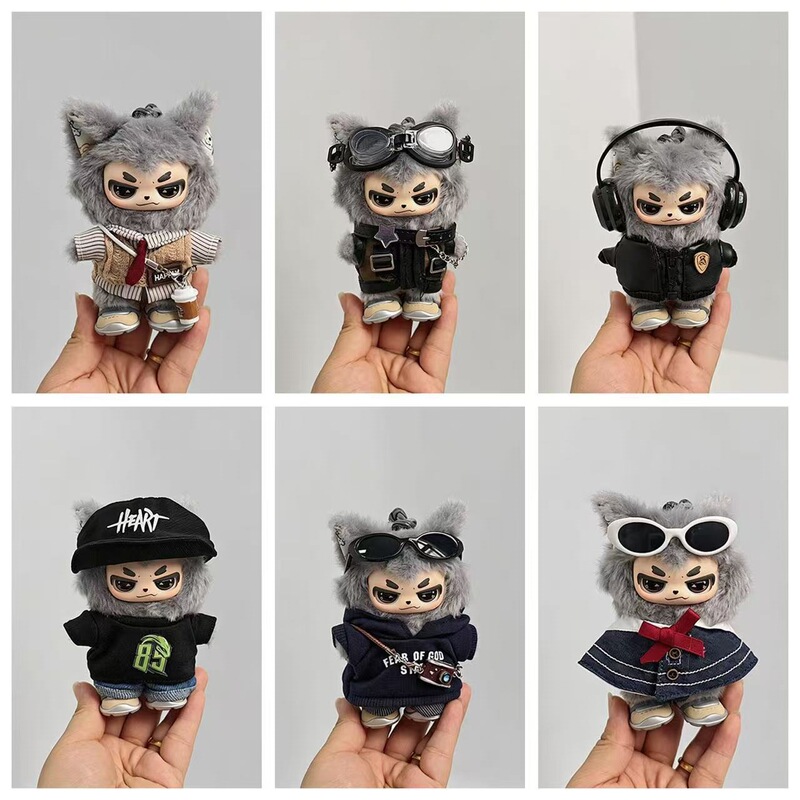 Only Doll Clothes】Little Aoh 2.0 Rule-Breaking Outerwear Plush Pendant Cool Leather Jacket Leather Skirt Doll Clothing Replacement Cloth Only Doll Clothes】Little Aoh 2.0 Rule-Breaking Outerwear Plush Pendant Cool Leather Jacket Leather Skirt Doll Clothing Replacement Cloth