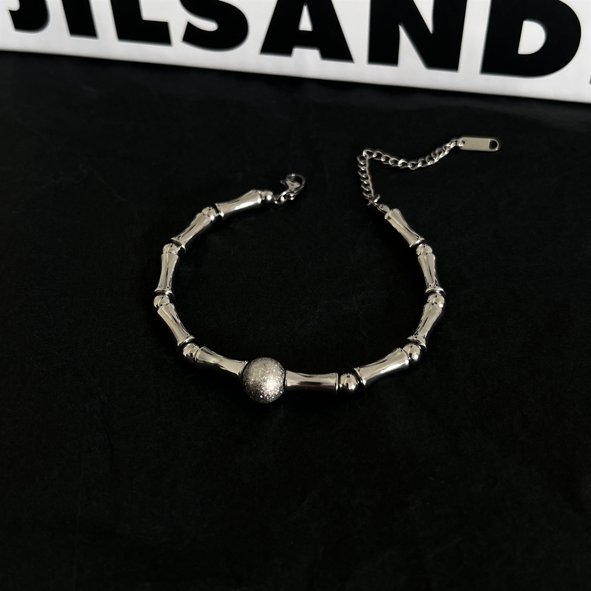 Frosted bamboo bracelet